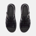 Timberland Clairemont Way Fisherman Leather Women's Black Sandals
