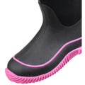 Muck Boots Women's Hale Pull On Wellington Boot in Black/Pink