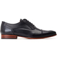 Base London Angelo Leather Men's Black Oxford Shoes