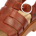 Timberland Clairemont Way Fisherman Leather Women's Dark Red Sandals