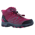 Hi-Tec Blackout Mid Polyester Soft Shell Girls's Dark Rose/Fuchsia Hiking Boots