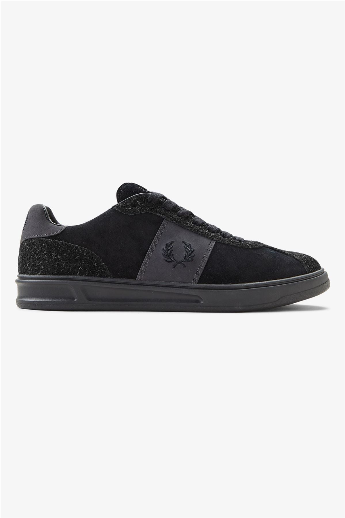 Fred Perry B4 Men's Black/Anchor Grey Trainers