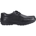 Hush Puppies Mackenzie Wallabee Leather Boys's Black Lace-Up Shoes