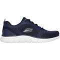 Skechers Men's Track Glendor Shoe in Navy/Lime
