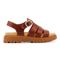 Timberland Clairemont Way Fisherman Leather Women's Dark Red Sandals