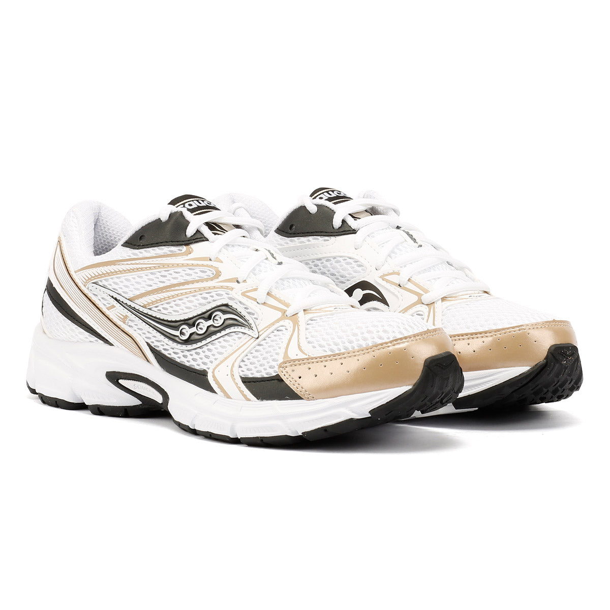Saucony - S70812-18 UNISEX RIDE MILLENIUM WHITE/GOLD/BLACK