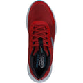 Skechers Men's Edgeride Rekze Shoe in Burgundy/Grey