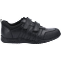 Hush Puppies Josh Senior Leather Boys's Black Loafers