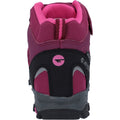 Hi-Tec Blackout Mid Polyester Soft Shell Girls's Dark Rose/Fuchsia Hiking Boots