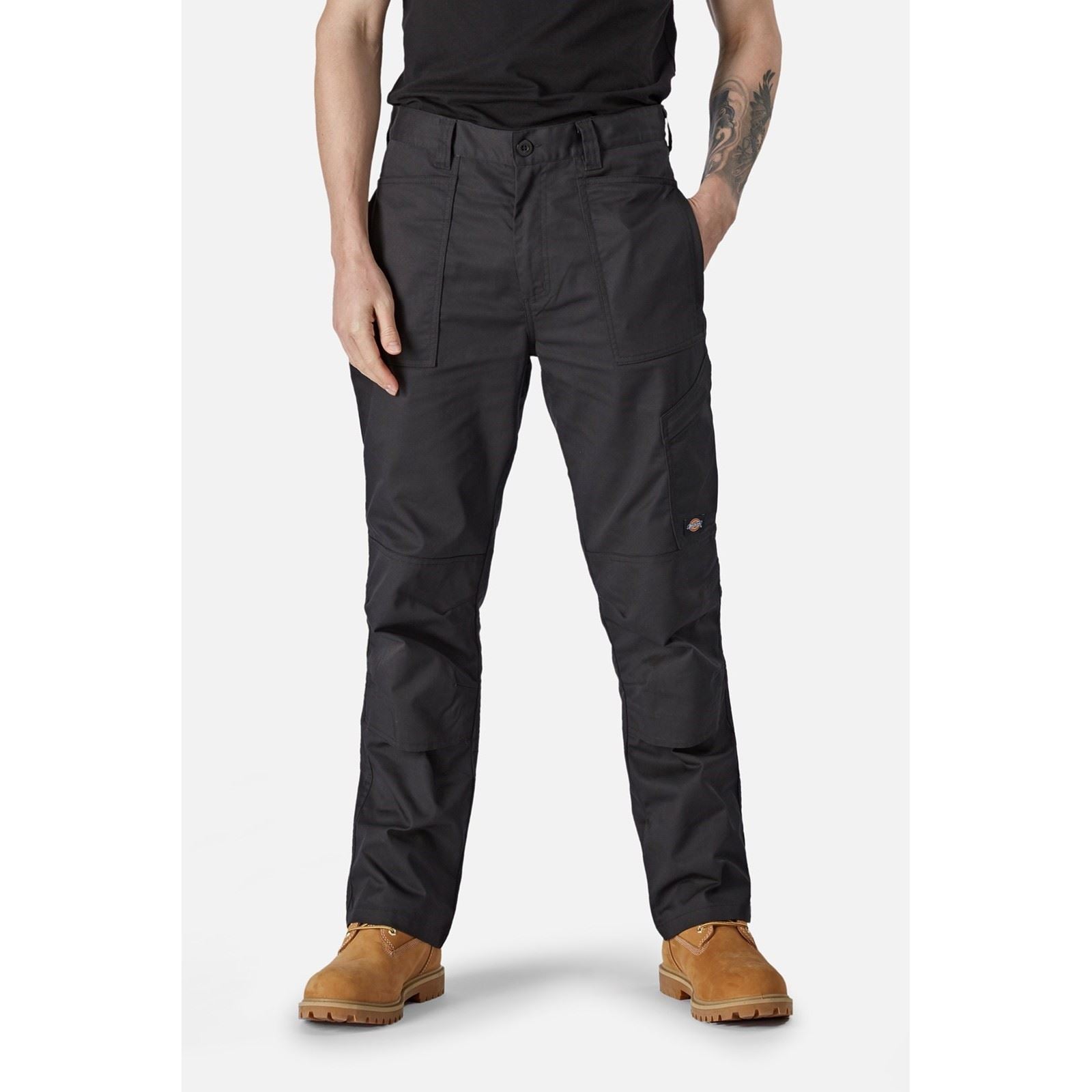 Dickies Action Flex Polyester Men's Black Outdoor Trousers