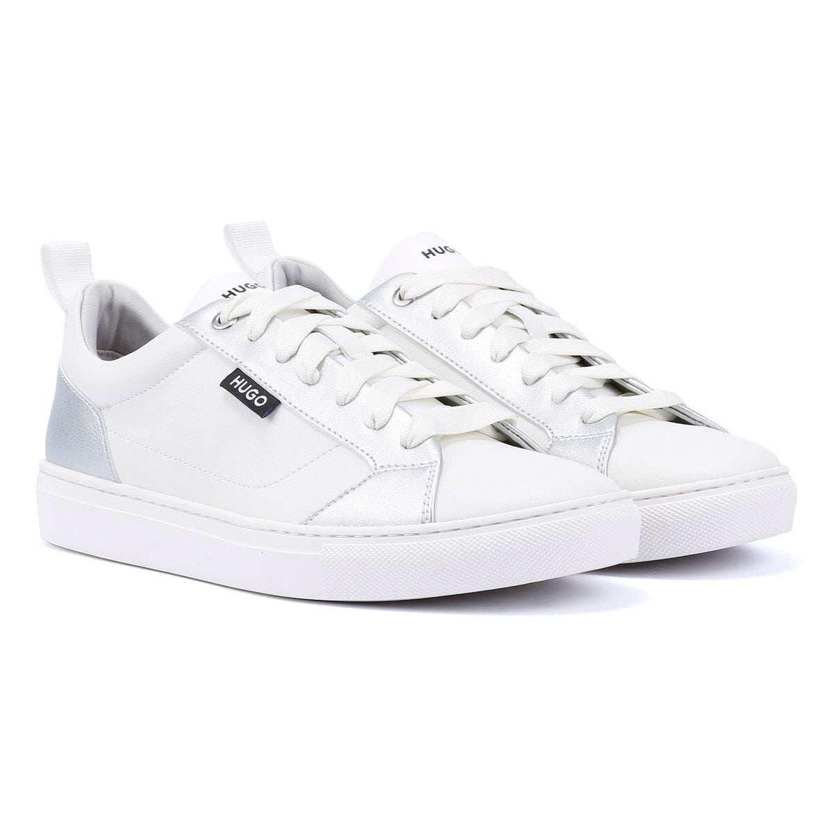 Hugo - 50529790-114 HUGO WOMENS MORRIE TENNIS WHITE/SILVER