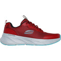 Skechers Men's Edgeride Rekze Shoe in Burgundy/Grey