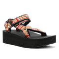 Teva Flatform Universal Women's Check/Lemon Drop Sandals