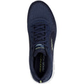 Skechers Men's Track Glendor Shoe in Navy/Lime