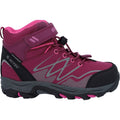 Hi-Tec Blackout Mid Polyester Soft Shell Girls's Dark Rose/Fuchsia Hiking Boots