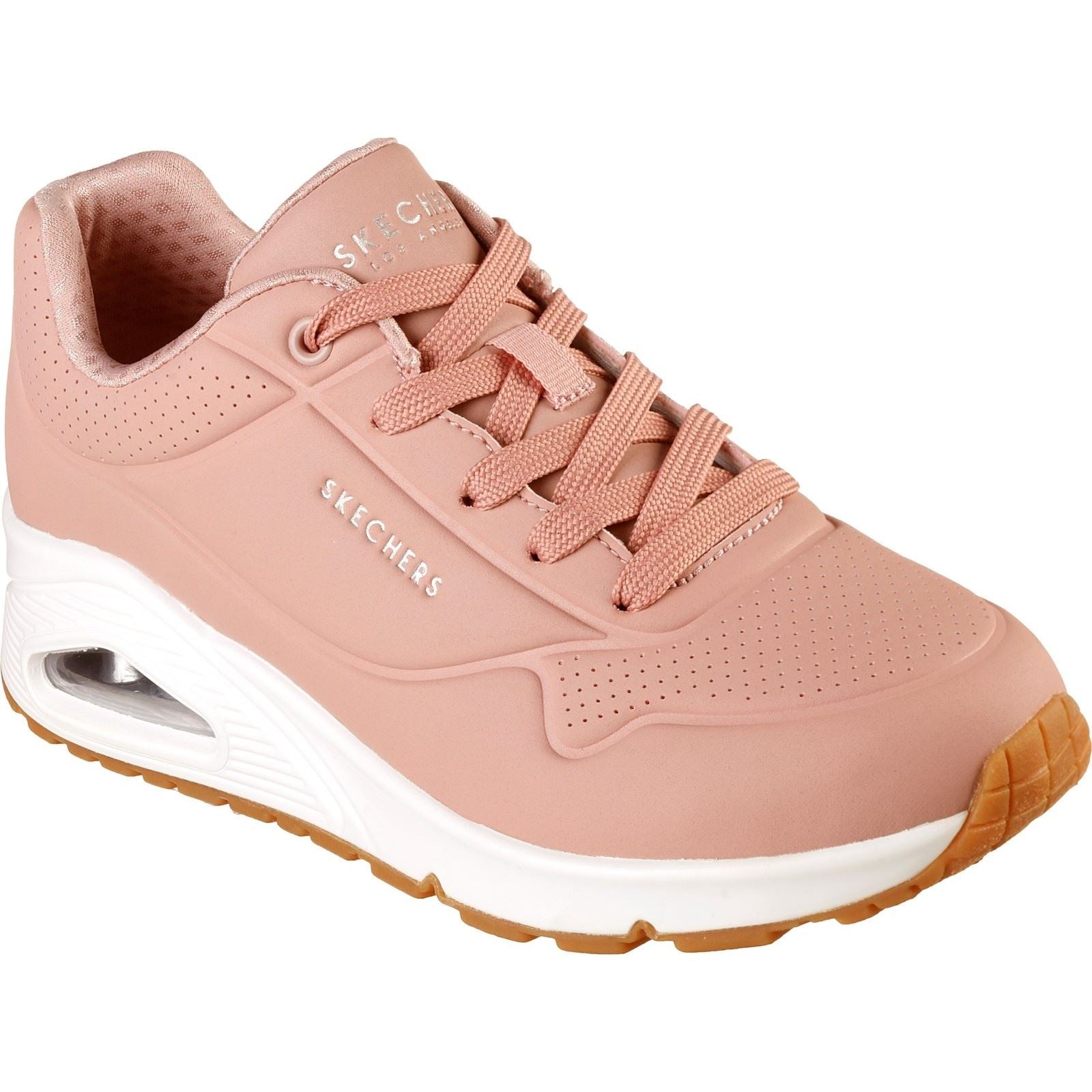 Skechers model Uno Stand On Air Sports Shoes Female in Blush