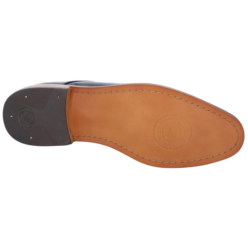 Base London Men's Script Washed Shoe in Navy