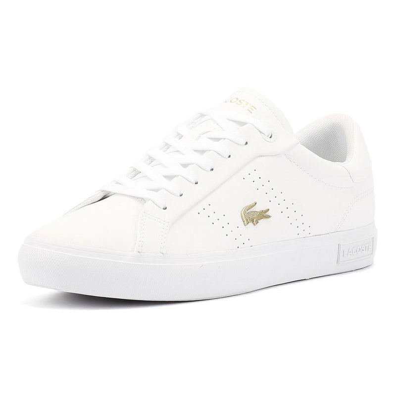 Lacoste Powercourt 2.0 Leather Women's White Trainers
