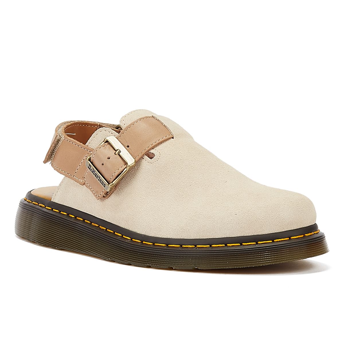 Dr. Martens Jorge 2 Beige Suede/Leather Beige Sandals