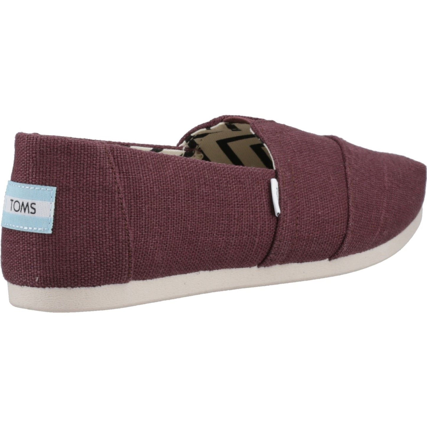 TOMS Women's Alpargata Shoe in Burgundy