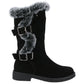 Hush Puppies Women's Megan Ladies Mid Boots in Black