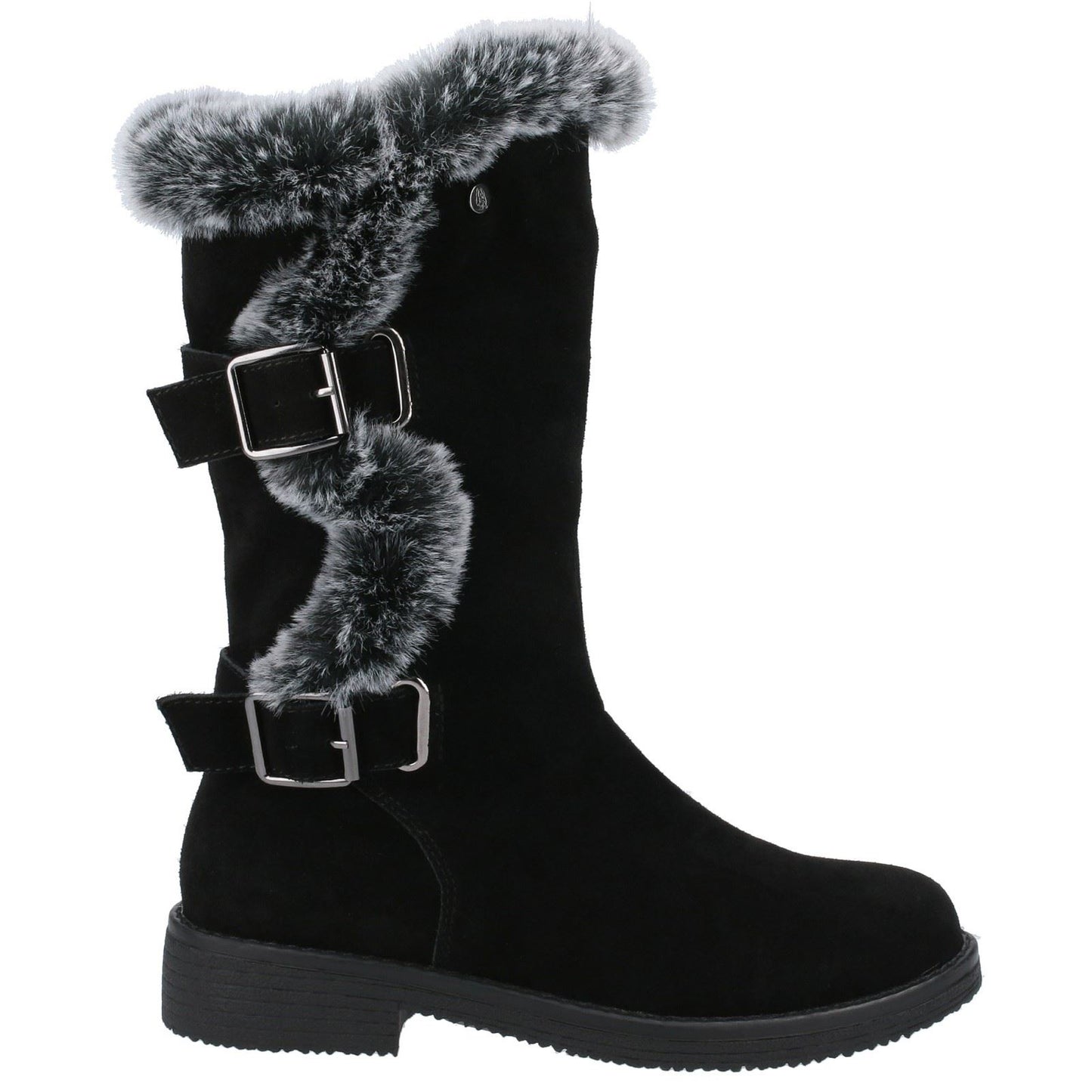 Hush Puppies Women's Megan Ladies Mid Boots in Black