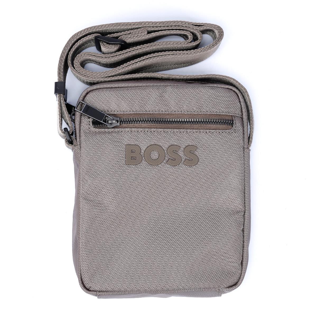Boss - 50511961-376 MENS BOSS CATCH ZIP BAG TAUPE