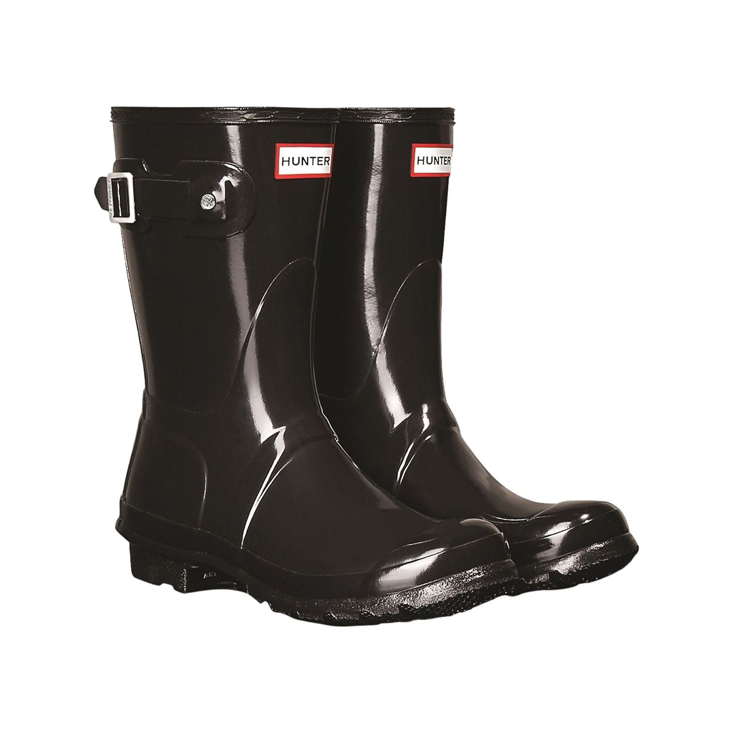 Hunter Women's Original Short Wellington in Black