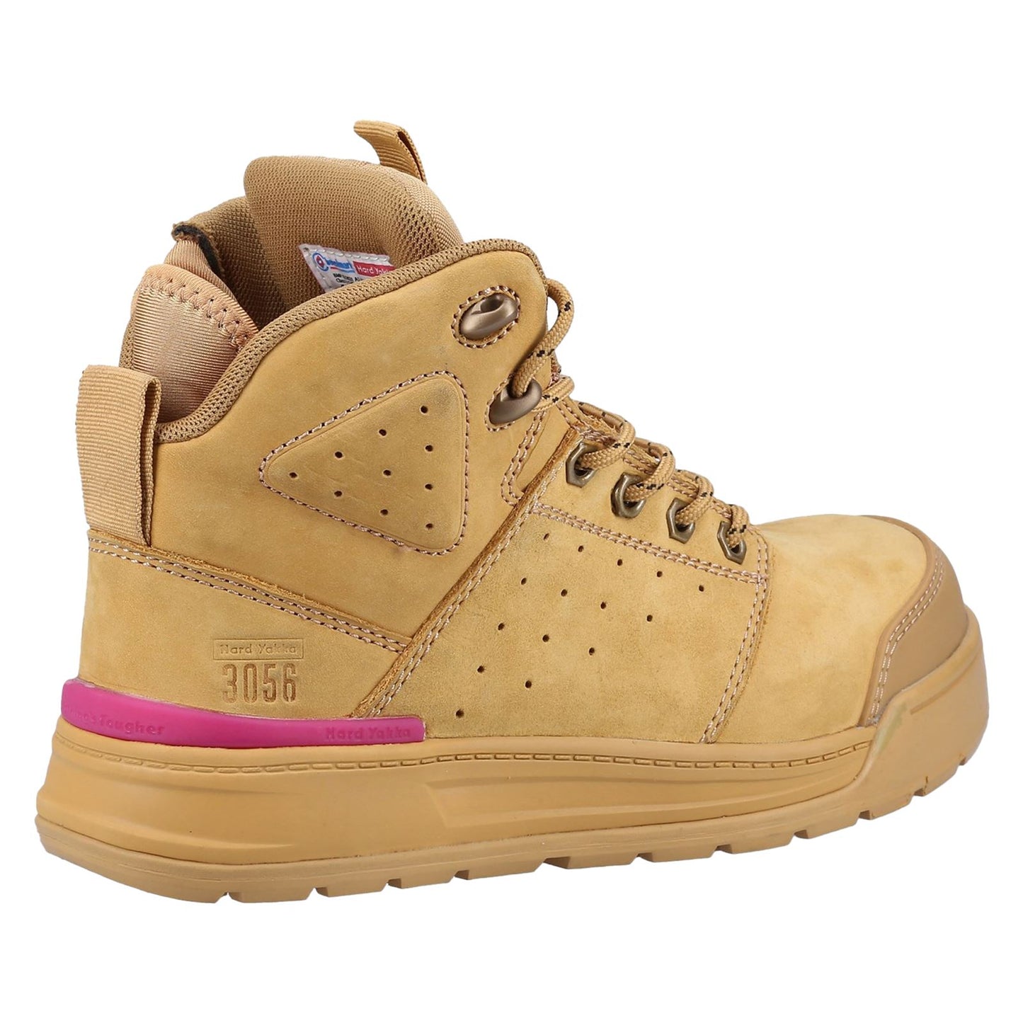 Hard Yakka Women's 3056 PR Side Zip Safety Boot in Wheat