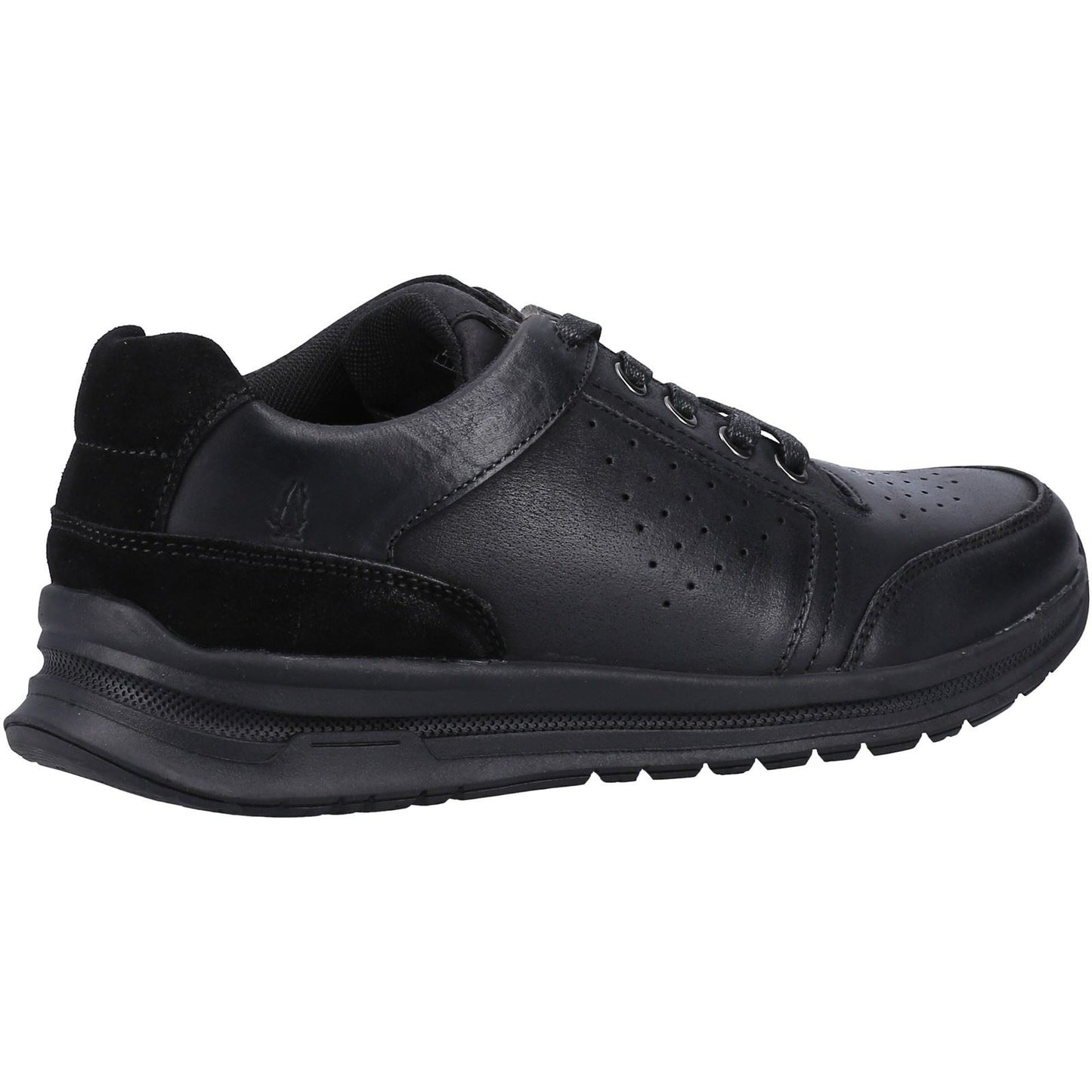Hush Puppies Men's Joseph Shoe in Black Leather