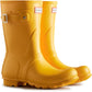 Hunter Women's Original Short Wellington Boots in Yellow