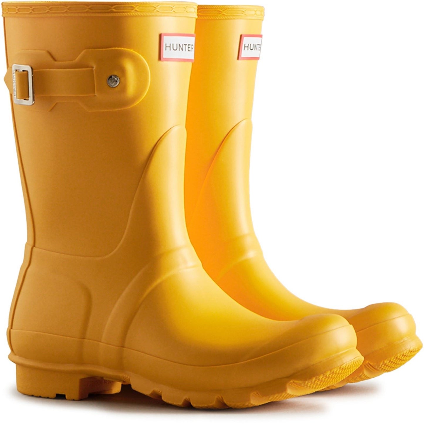 Hunter Women's Original Short Wellington Boots in Yellow