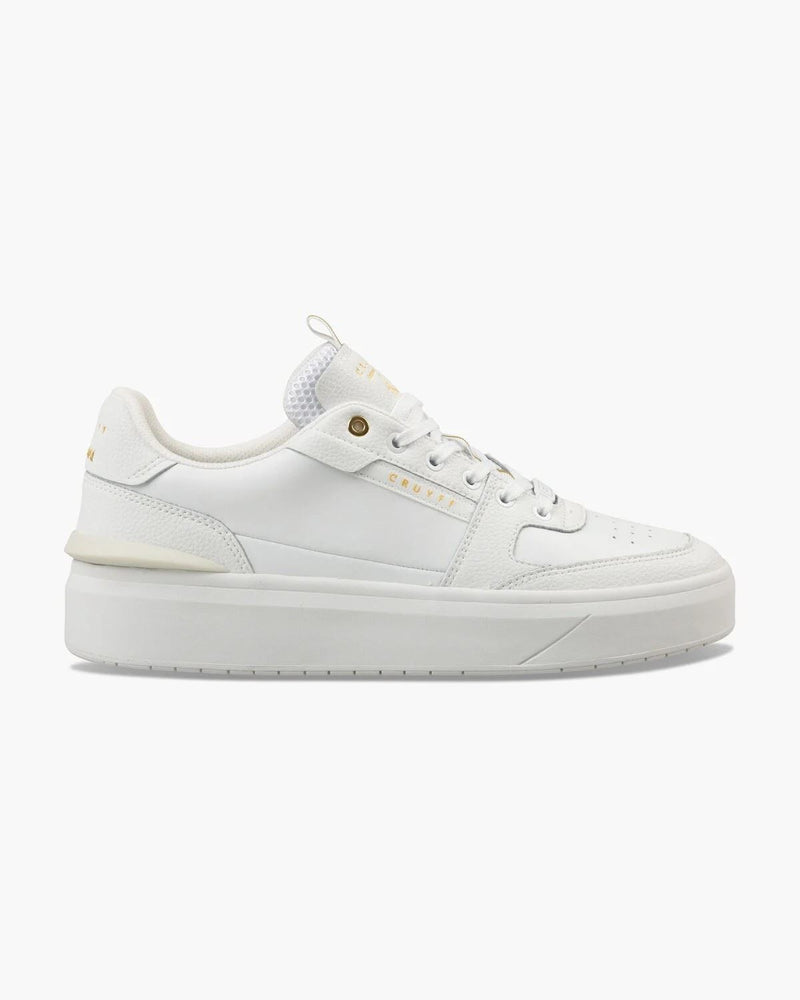 Cruyff Endorsed Tennis Leather Men's White Trainers