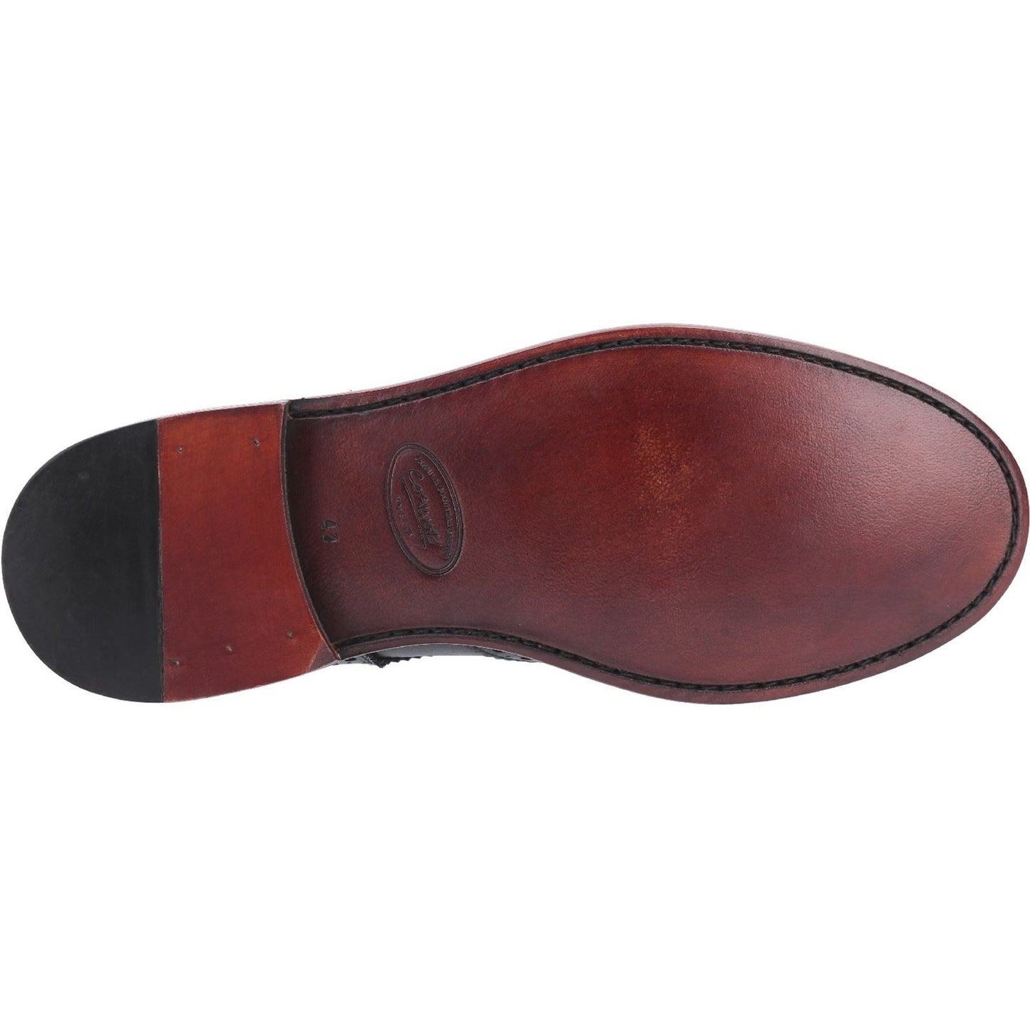 Cotswold Men's Siddington Leather Goodyear Welt Boot in Brown