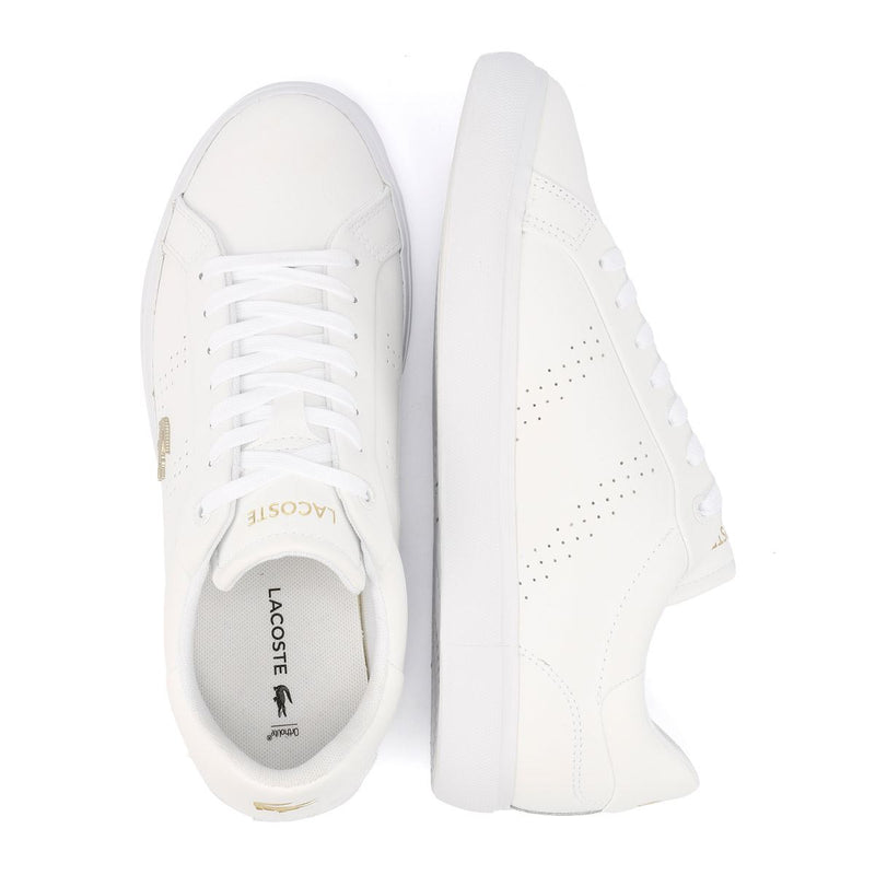 Lacoste Powercourt 2.0 Leather Women's White Trainers