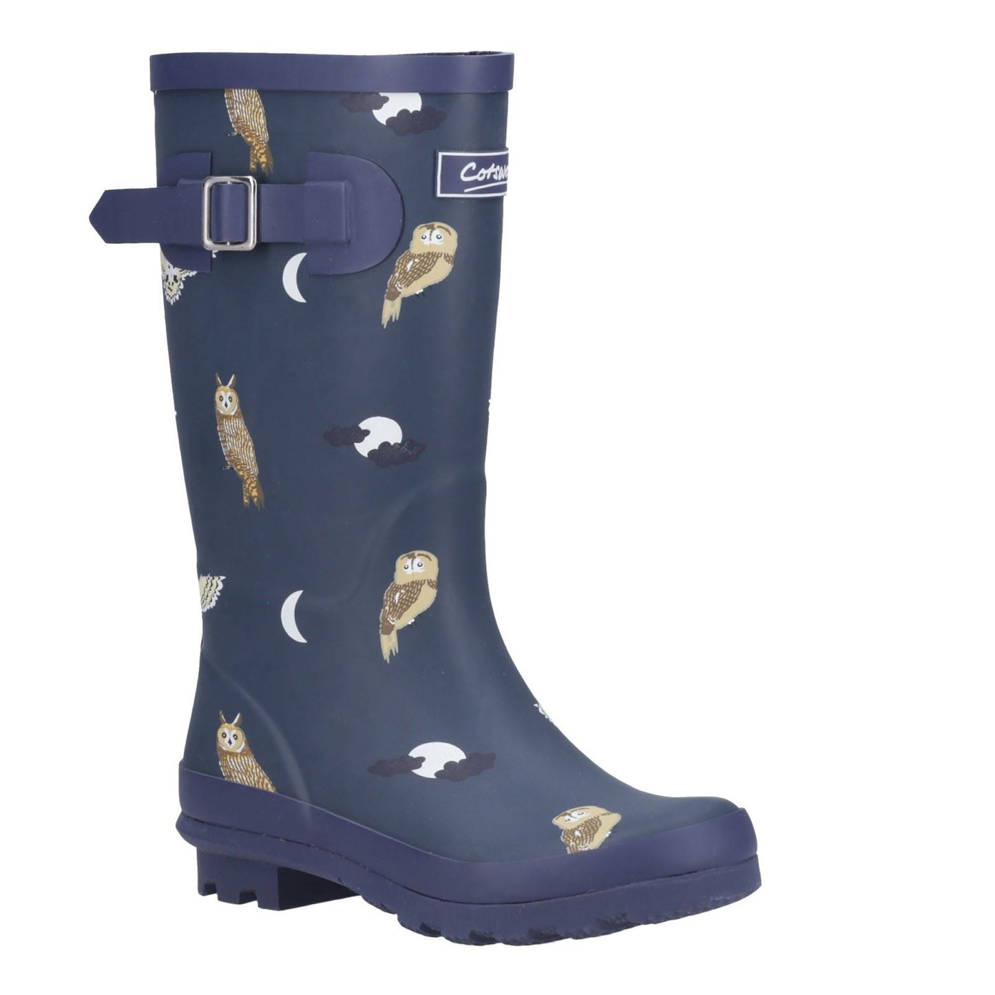 Cotswold Woodland JNR Rubber Girls's Owls Wellington Boots