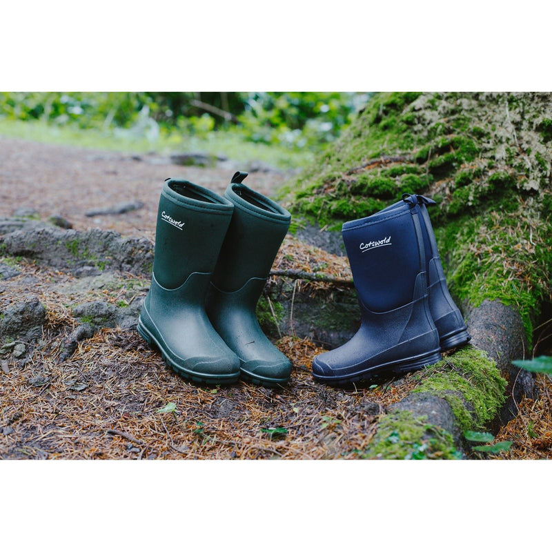 Cotswold Hilly Neoprene TPR+Neoprene Green Wellington Boots