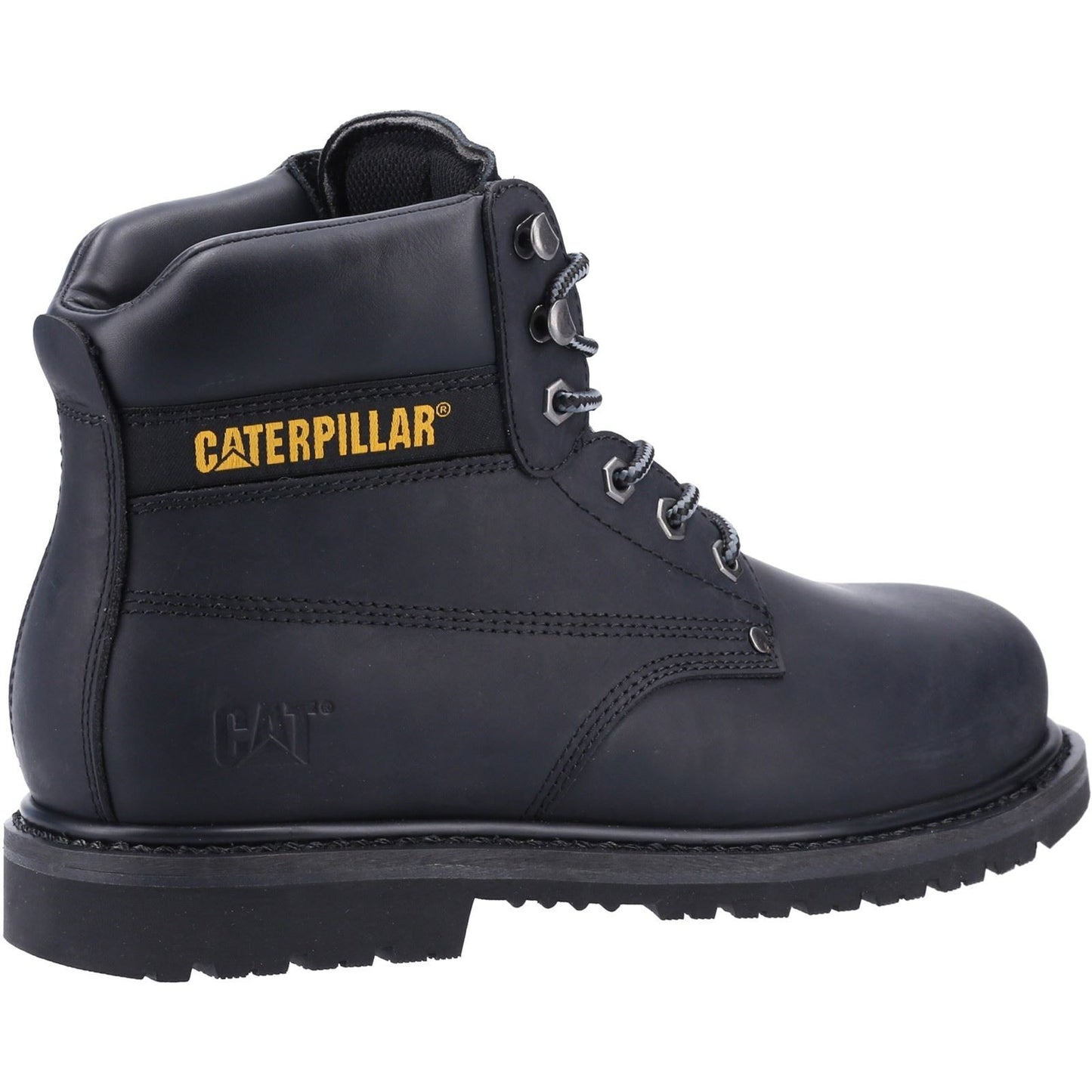 Caterpillar Men's Powerplant S3 GYW Safety Boot in Black
