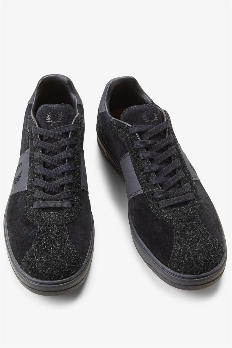 Fred Perry B4 Men's Black/Anchor Grey Trainers