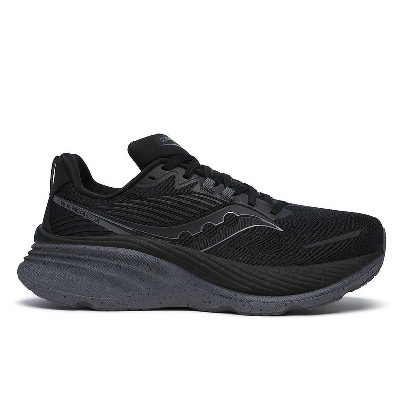 Saucony - S20933-101 MENS HURRICANE 24 BLACK