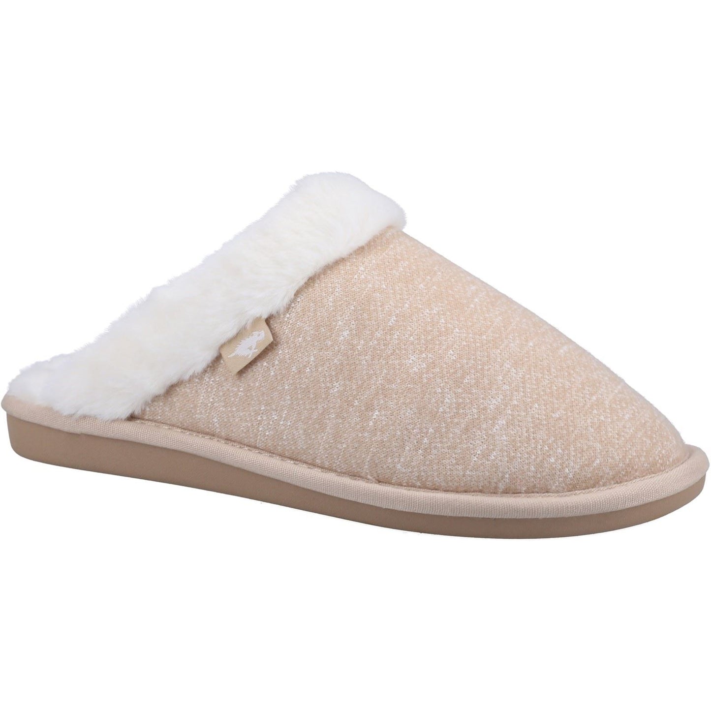 Rocket Dog Women's Rosie Skirball Jersey Mule Slippers in Natural