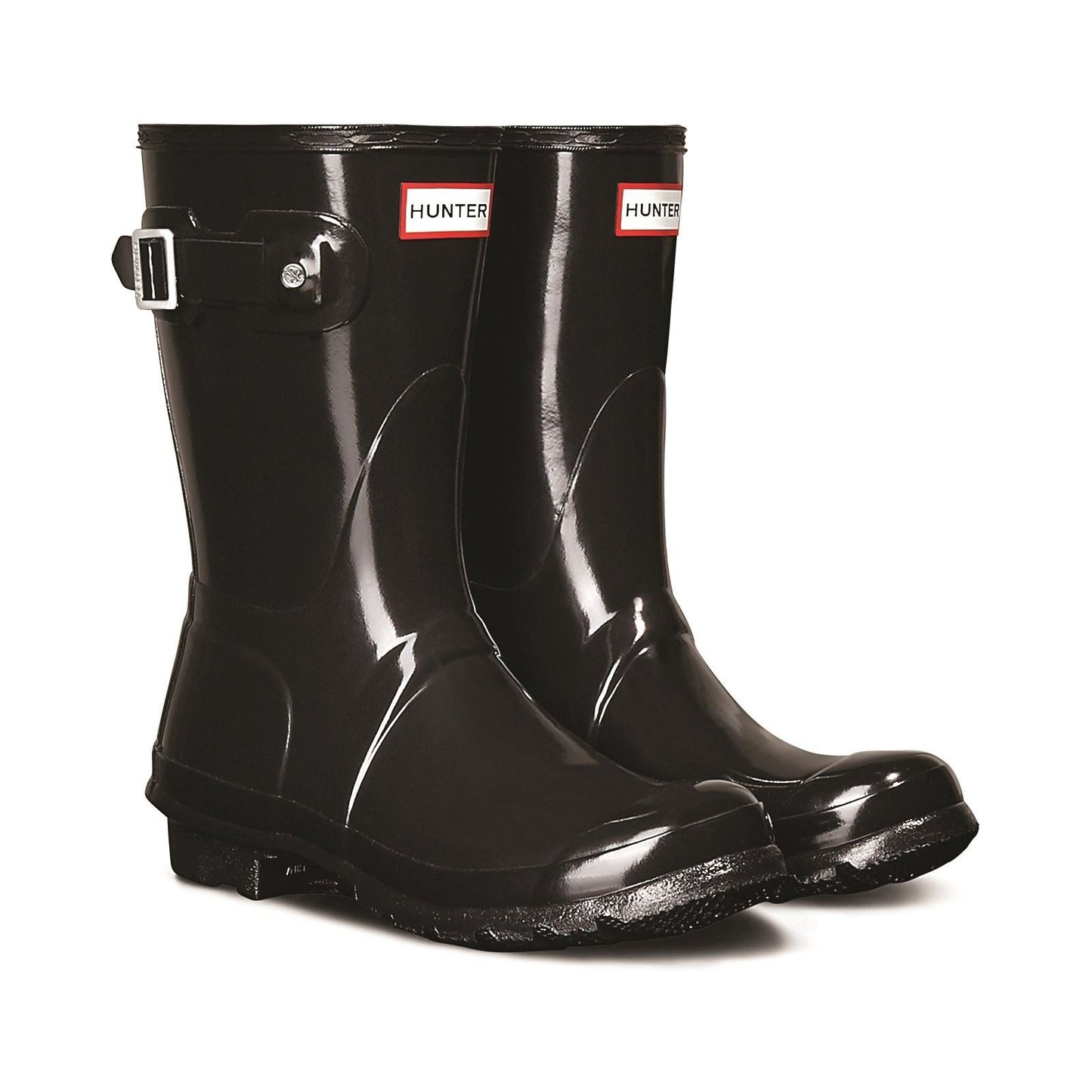 Hunter Women's Original Short Wellington in Black