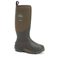 Muck Boots model Wetland Hi Patterned Wellington Unisex in Bark
