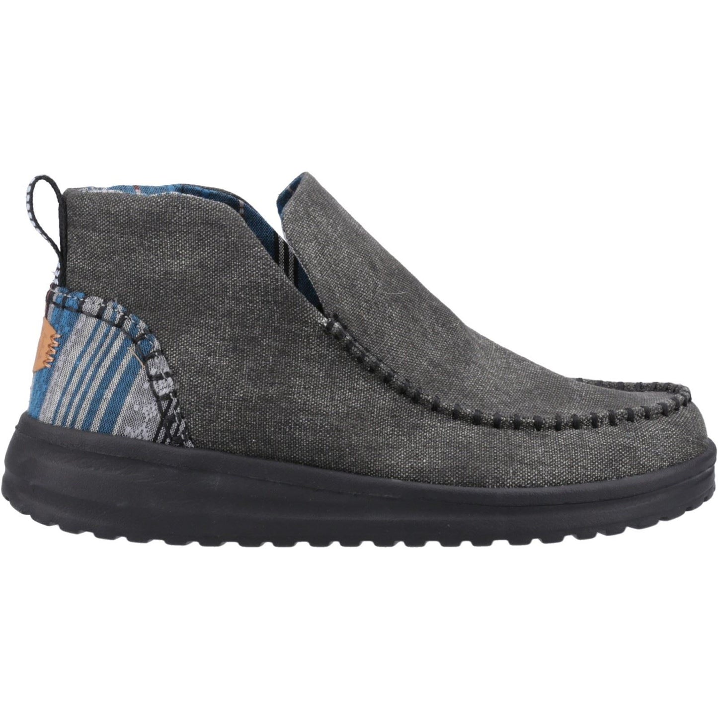 HEYDUDE Women's Denny Heavy Canvas Boot in Black