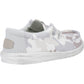 HEYDUDE Men's Wally Washed Camo Shoe in Greyscale Desert Camo