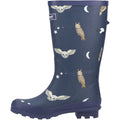 Cotswold Woodland JNR Rubber Girls's Owls Wellington Boots