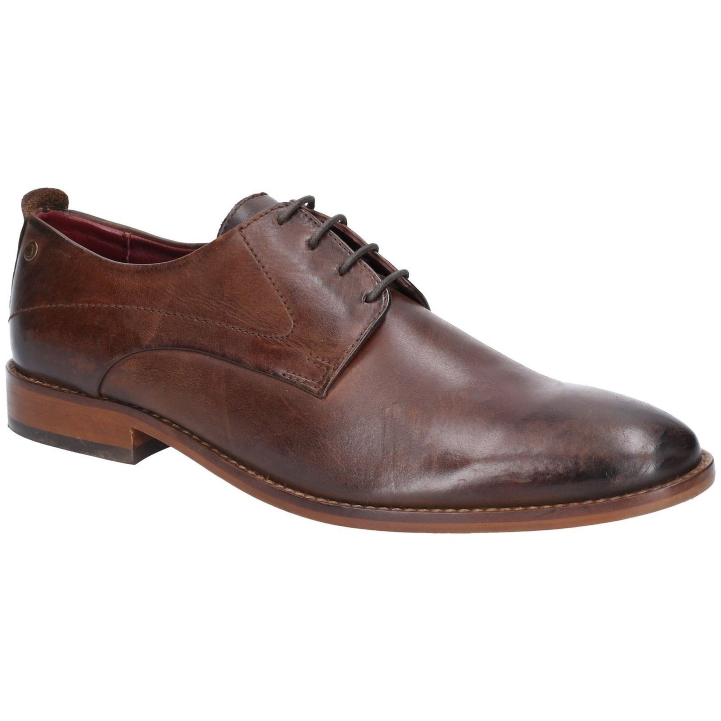 Base London Men's Script Washed Shoe in Brown