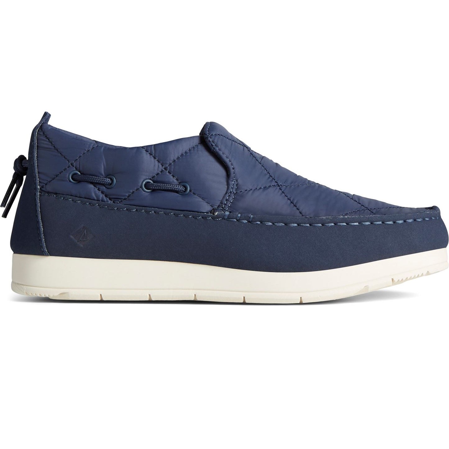 Sperry Women's Moc-Sider Nylon Slip On in Navy