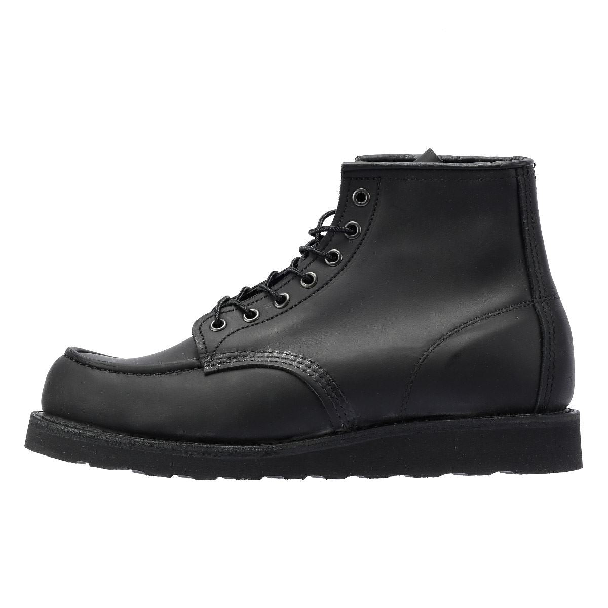 Red Wing Shoes - 8074 MENS 6 INCH CLASSIC MOC BLACK LEATHER