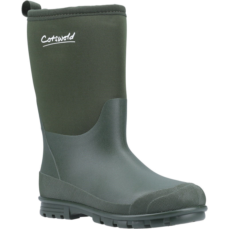 Cotswold Hilly Neoprene TPR+Neoprene Green Wellington Boots